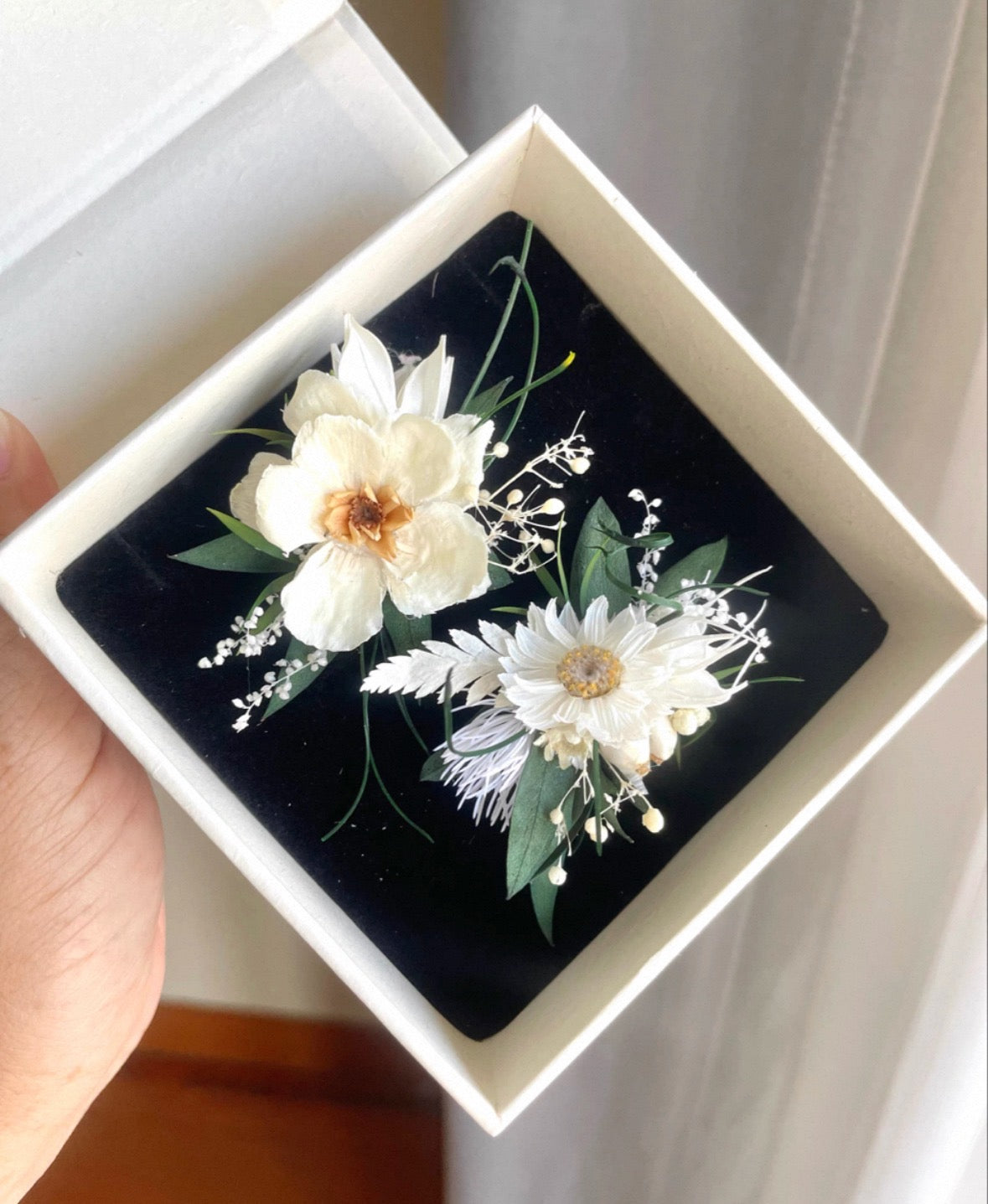 【Forest Ring】The Moment Collection - Purely handmade custom preserved flower ring