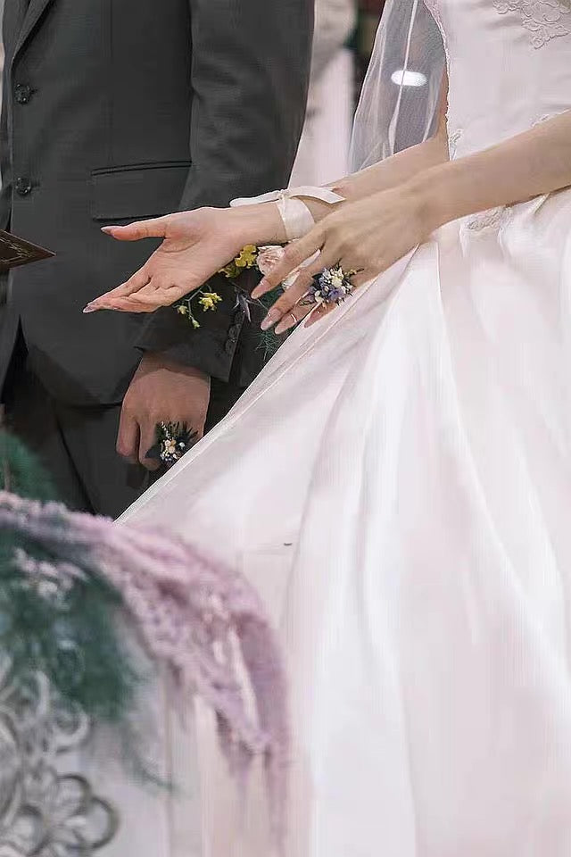 【Purple Flower Ball Series】The Epoch Collection - Purely handmade custom preserved flower ring