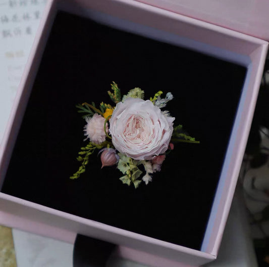 【Wedding Series】The Moment Collection - Purely handmade custom preserved flower ring