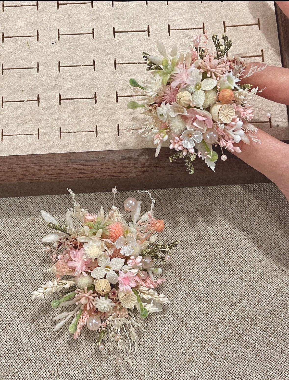 【Lawn Wedding】The Infinity Collection - Purely handmade custom preserved flower ring