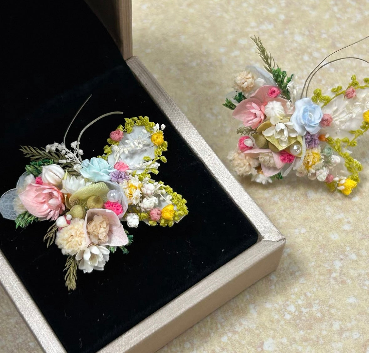 【Dancing】The Moment Collection - Special Edition Purely handmade custom preserved flower ring