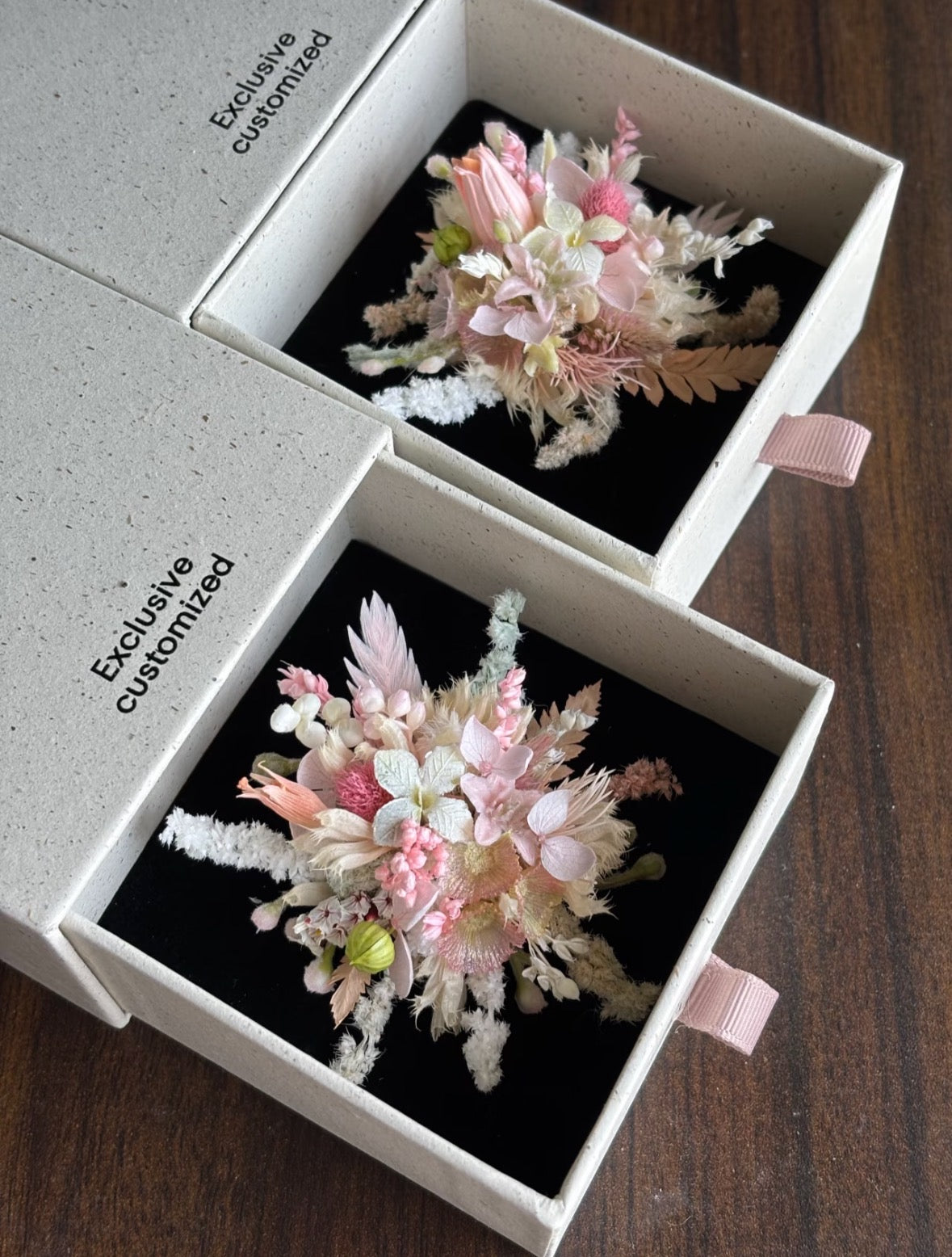 【Rose Sweetheart】The Epoch Collection - Purely handmade custom preserved flower ring