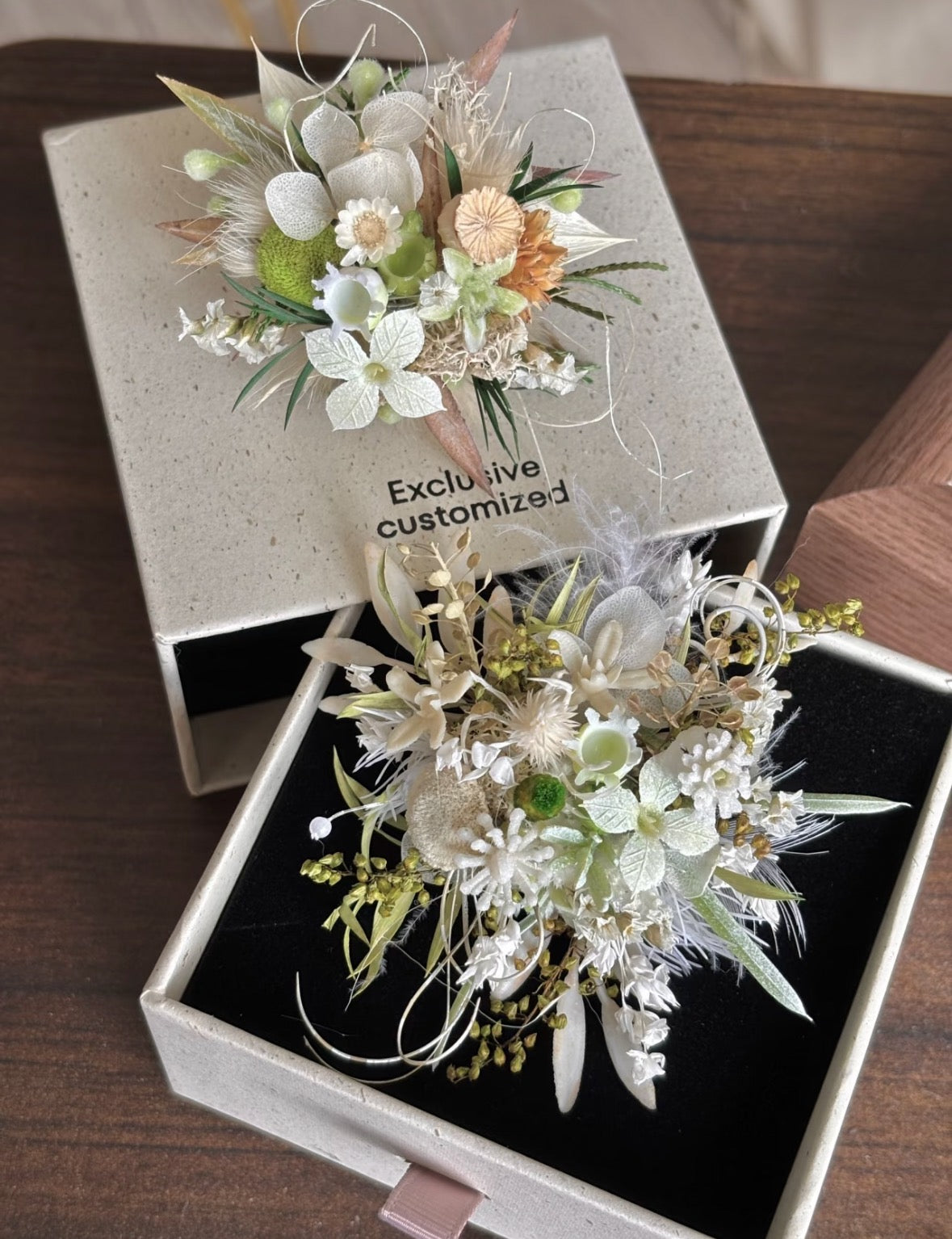 【Camellia Series】The Epoch Collection - Purely handmade custom preserved flower ring