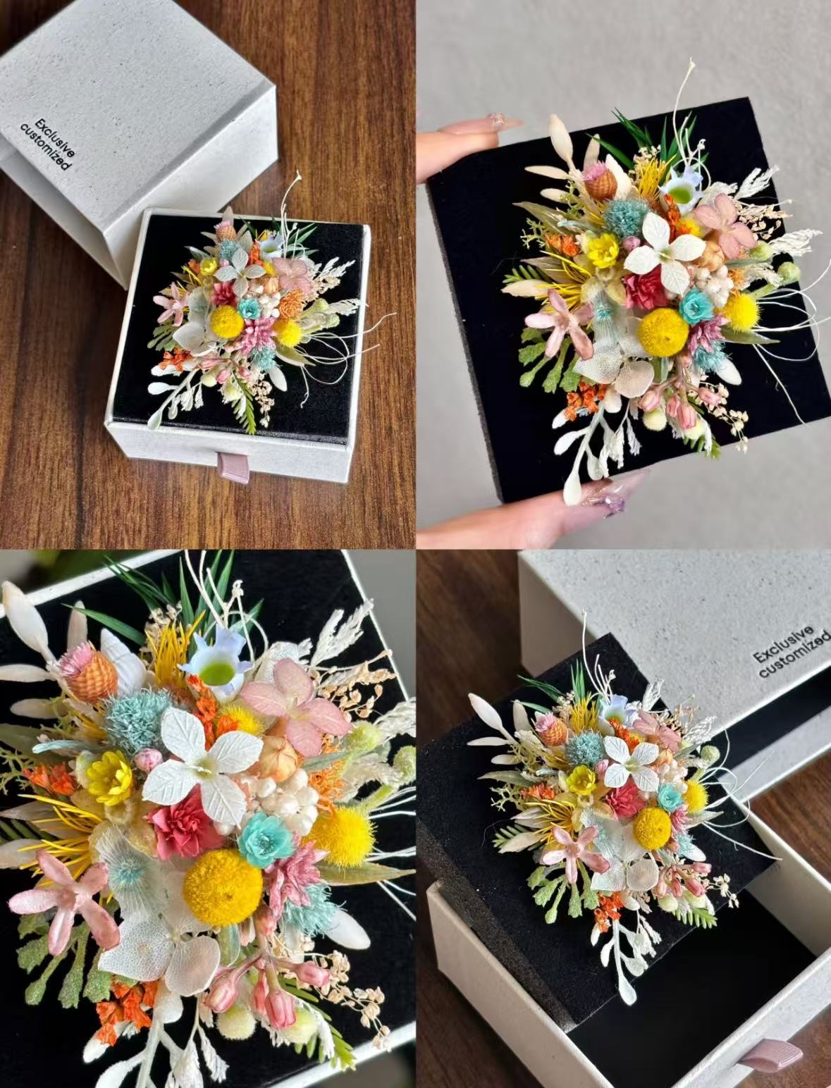 【Candy Land】The Infinity Collection - Purely handmade custom preserved flower ring