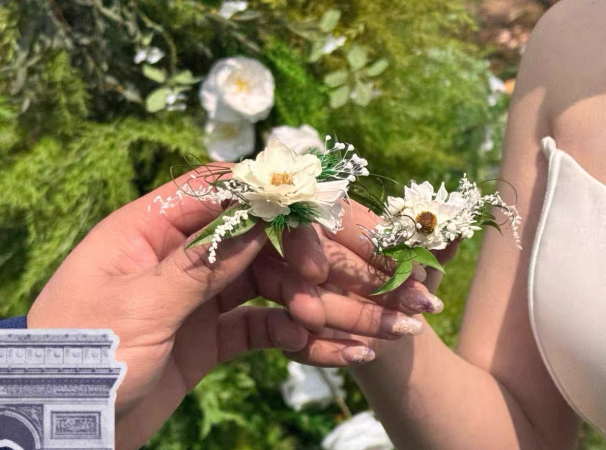 【Forest Ring】The Moment Collection - Purely handmade custom preserved flower ring