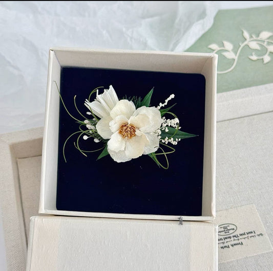 【Forest Ring】The Moment Collection - Purely handmade custom preserved flower ring