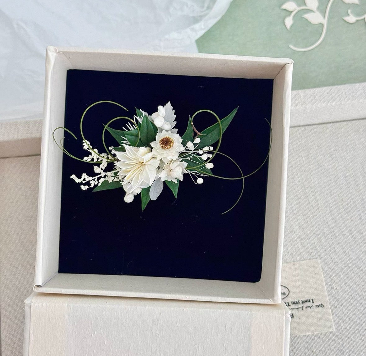 【Forest Ring】The Moment Collection - Purely handmade custom preserved flower ring