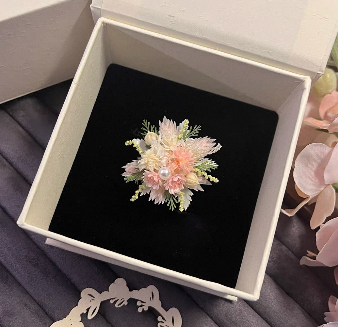 【Garden Series】The Moment Collection - Purely handmade custom preserved flower ring