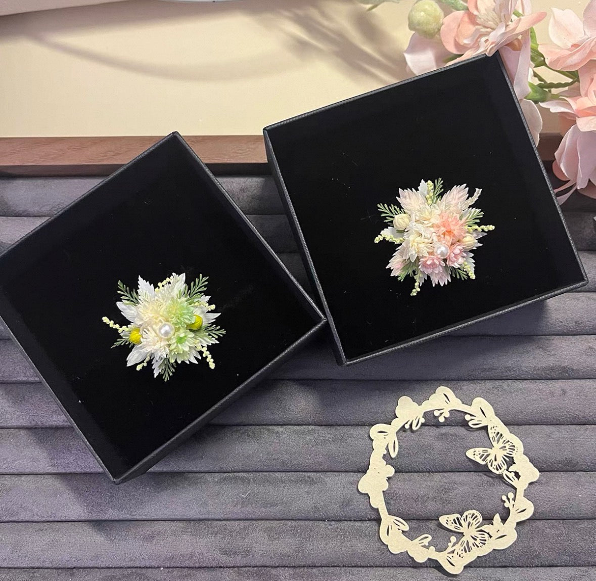 【Garden Series】The Moment Collection - Purely handmade custom preserved flower ring