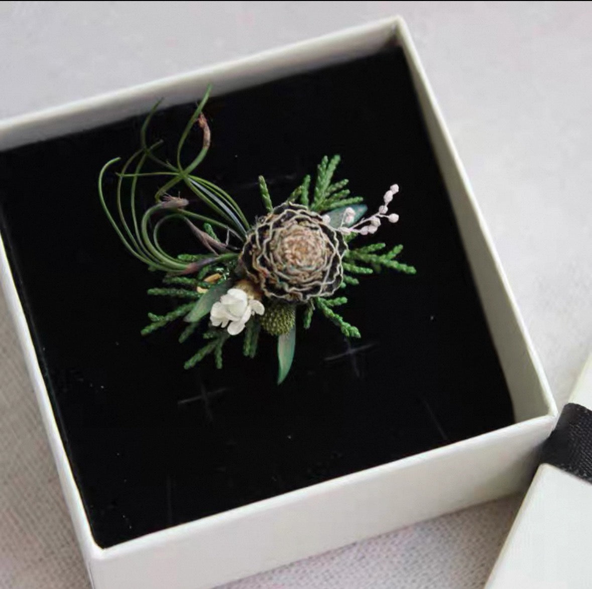 【Plants Series】The Moment Collection - Purely handmade custom preserved flower ring
