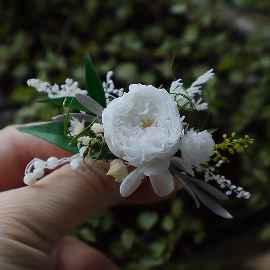 【Happy Wedding】The Infinity Collection - Purely handmade custom preserved flower ring