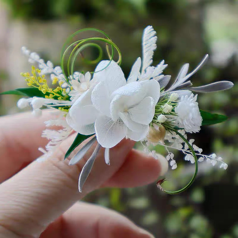 【Happy Wedding】The Infinity Collection - Purely handmade custom preserved flower ring