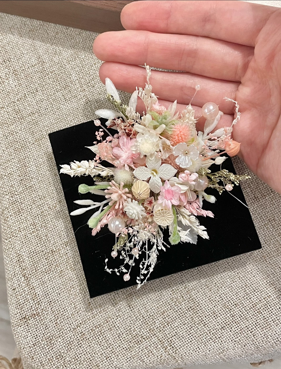 【Lawn Wedding】The Infinity Collection - Purely handmade custom preserved flower ring
