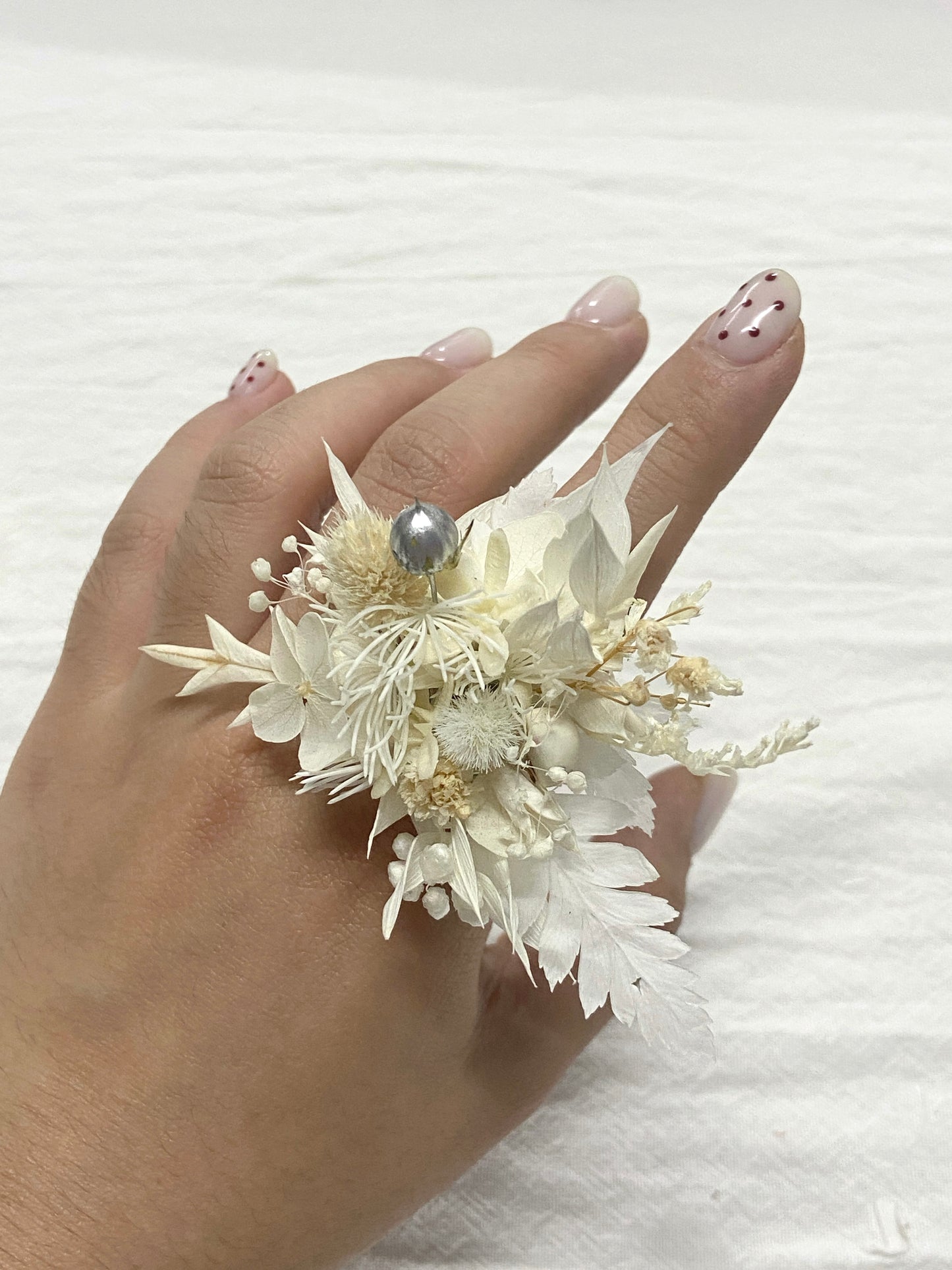【Angel Wings】The Moment Collection—— Purely handmade custom preserved flower ring