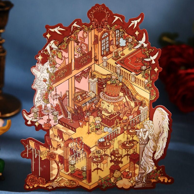 [Hot Selling] Dream Prince 2.0 series Landscaping Stickers 3D DIY De-stress Puzzle Stickers