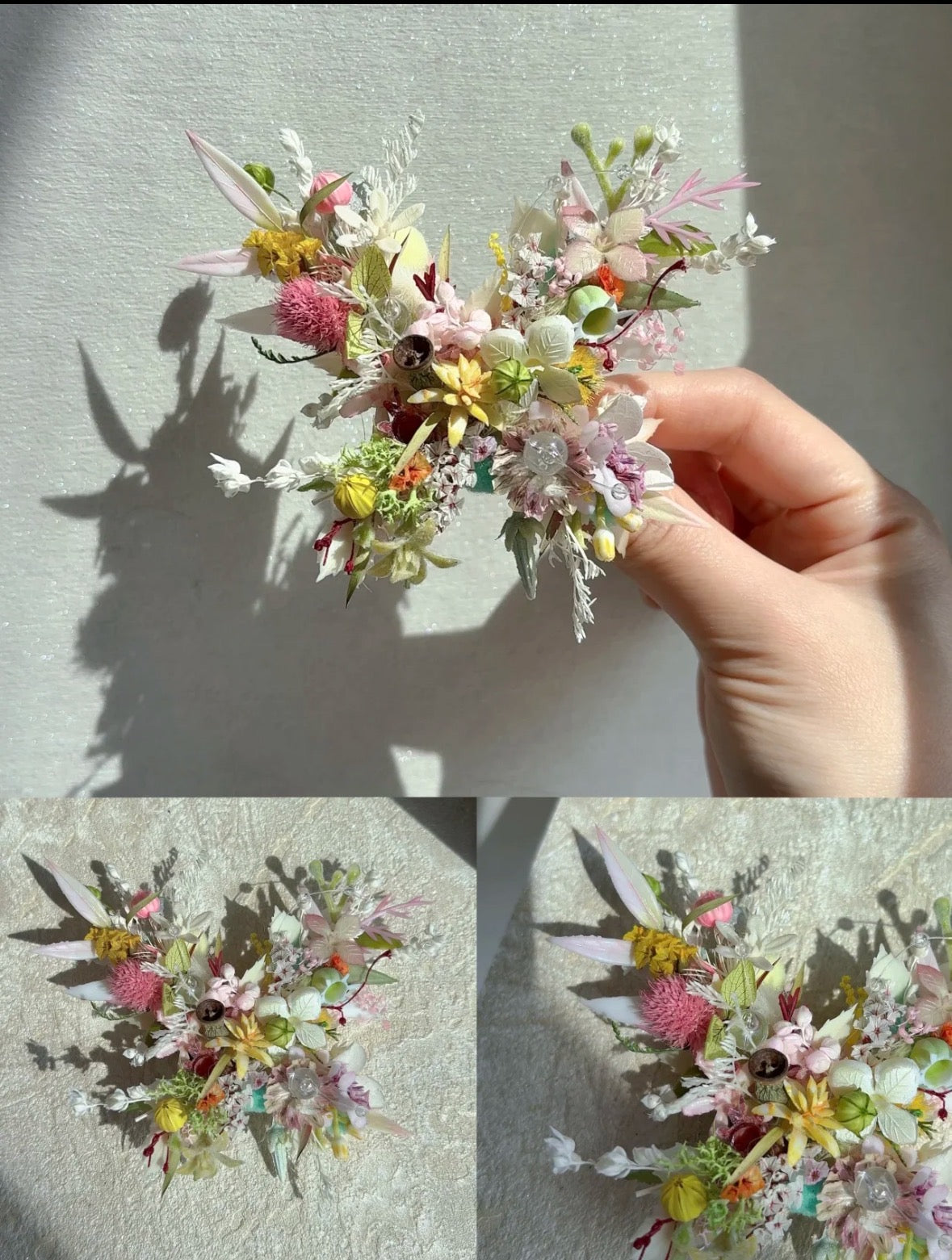 【Butterfly Language】The Infinity Collection - Special Edition Purely handmade custom preserved flower ring