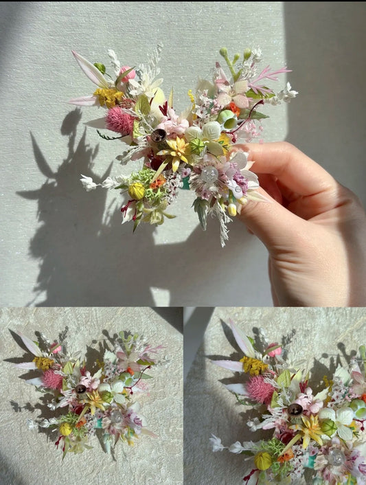 【Butterfly Language】The Infinity Collection - Special Edition Purely handmade custom preserved flower ring